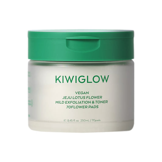 kiwiglow-vegan-jeju-lotus-flower-mild-exfoliation-toner-70-flower-pads-250ml-70ea-01