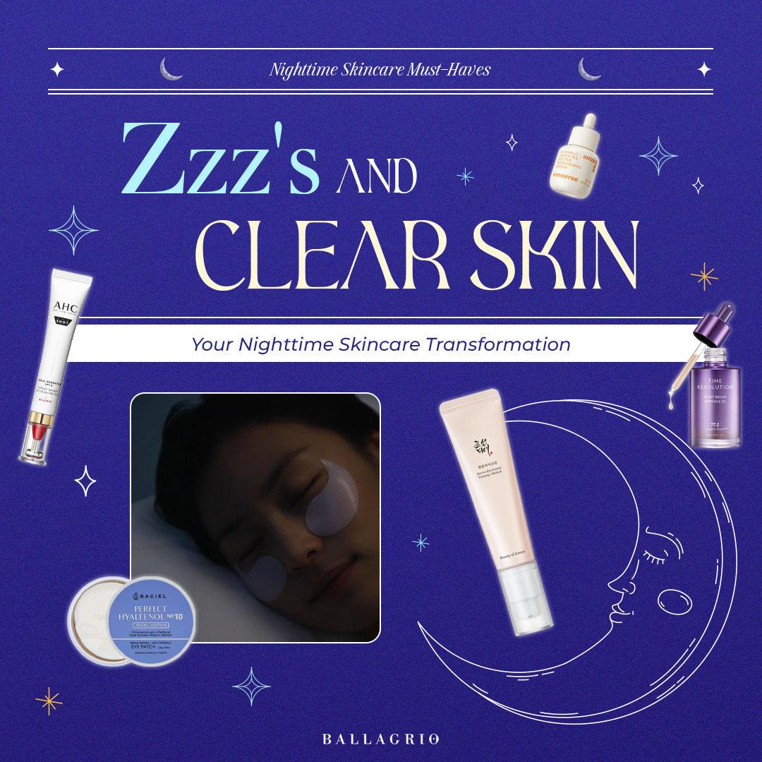 NEWSLETTER | Zzz's And Clear Skin🌙 Your nighttime skincare transformation - Ballagrio