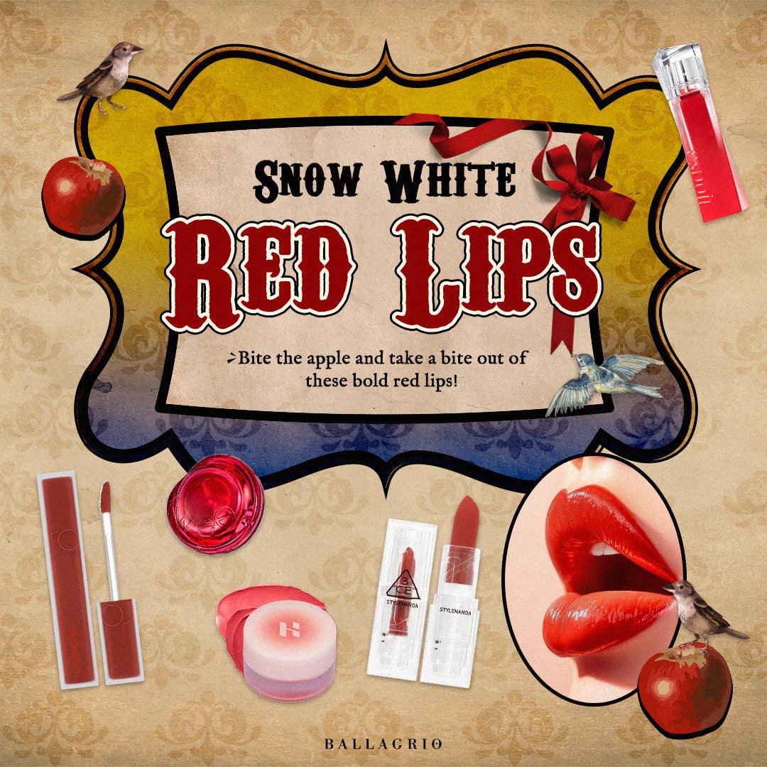 NEWSLETTER | 🍎Snow White Red Lips🍎 A bite of the poisoned apple and a pop of red - Ballagrio