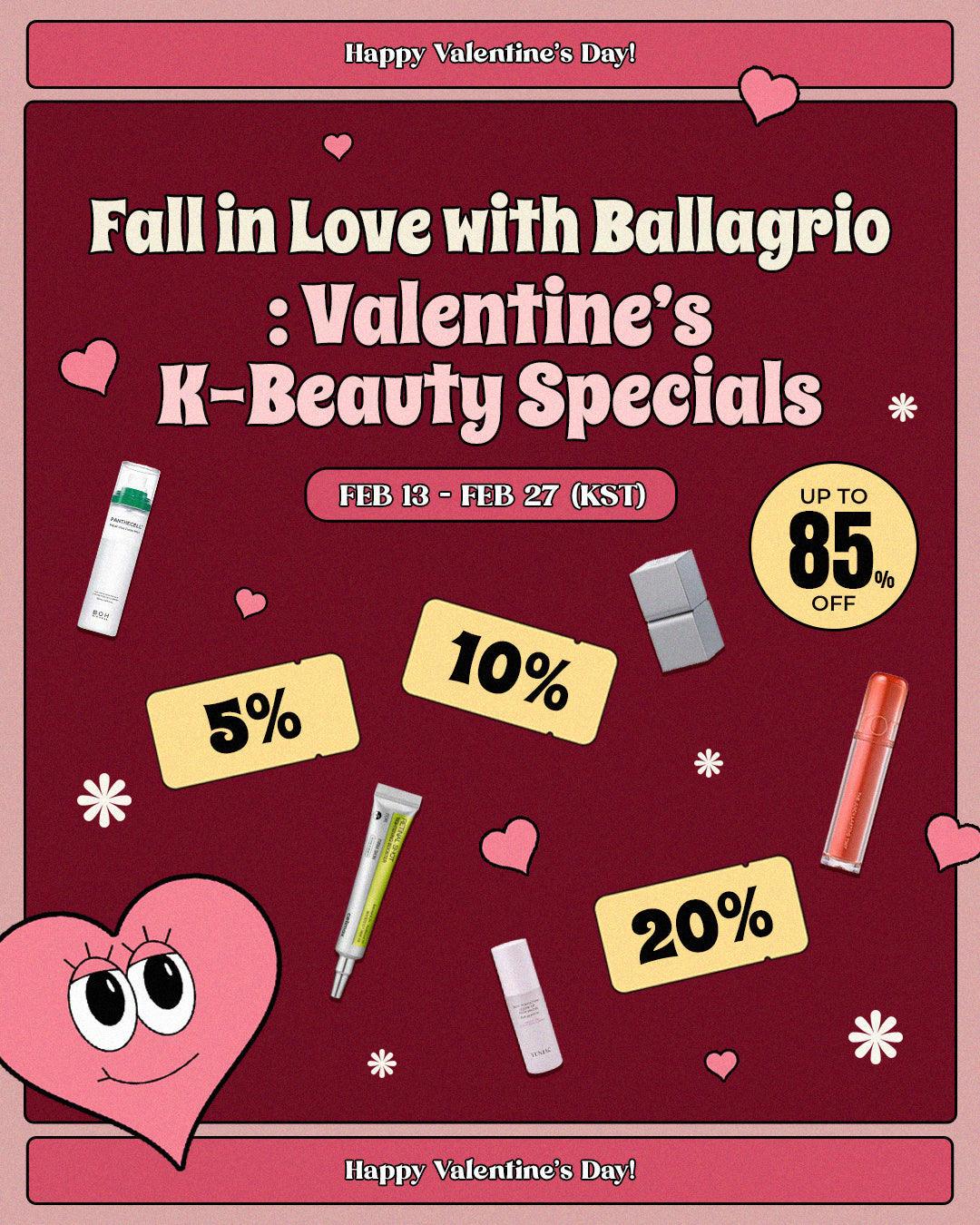 PROMOTION | Fall in Love with Ballagrio: Valentine's K-Beauty Specials 💝 - Ballagrio