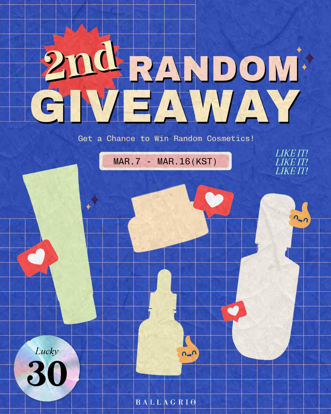 GIVEAWAY | 2nd RANDOM GIVEAWAY❤️ - Ballagrio
