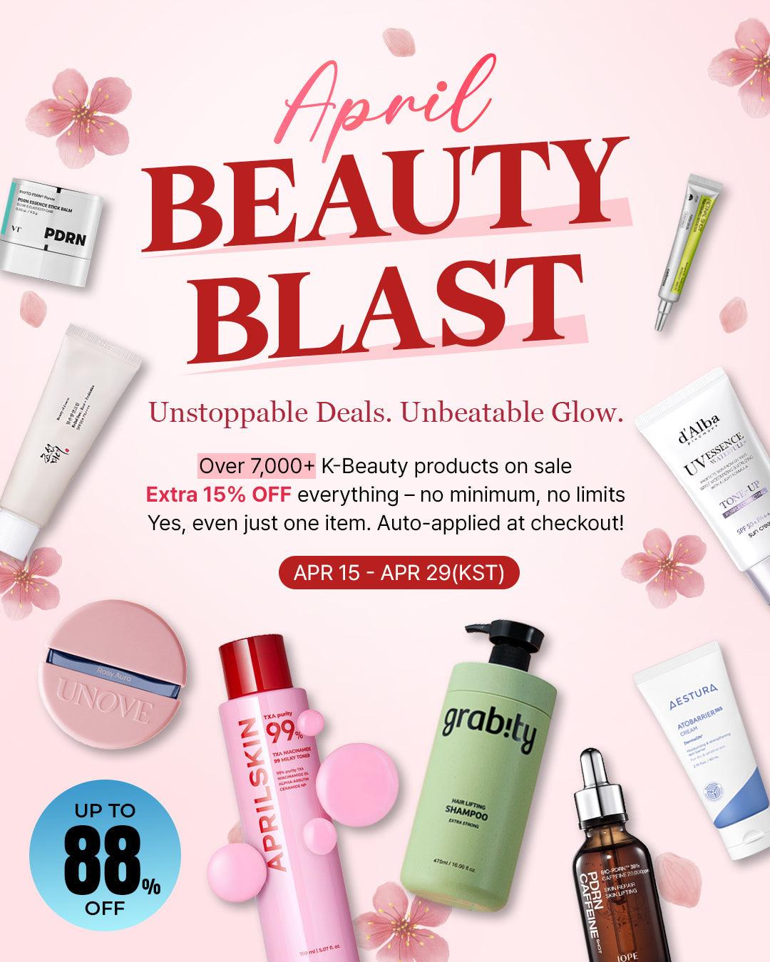 PROMOTION | APRIL BEAUTY BLAST: Extra 15% OFF Everything! 💥 - Ballagrio