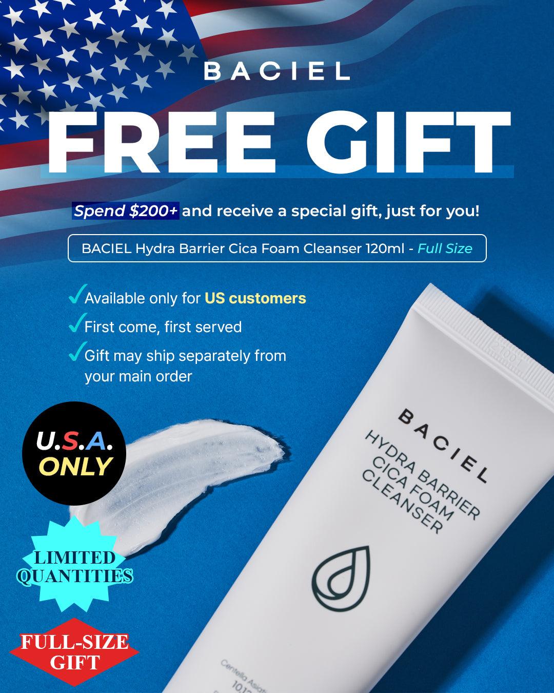 🎁 Free Gift Alert: Get a Full-Size BACIEL Cica Cleanser with Your Purchase! - Ballagrio