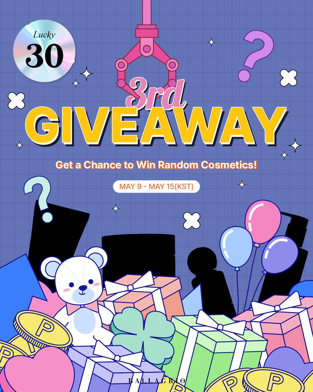 GIVEAWAY | 3rd RANDOM GIVEAWAY 🎈 - Ballagrio