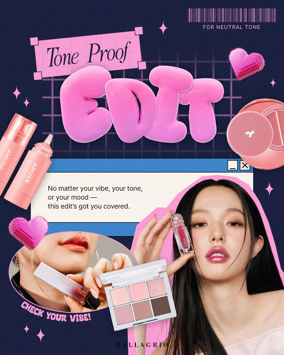 NEWSLETTER | ⚙️Tone Proof Edit⚙️No matter your vibe, your tone, or your mood - Ballagrio