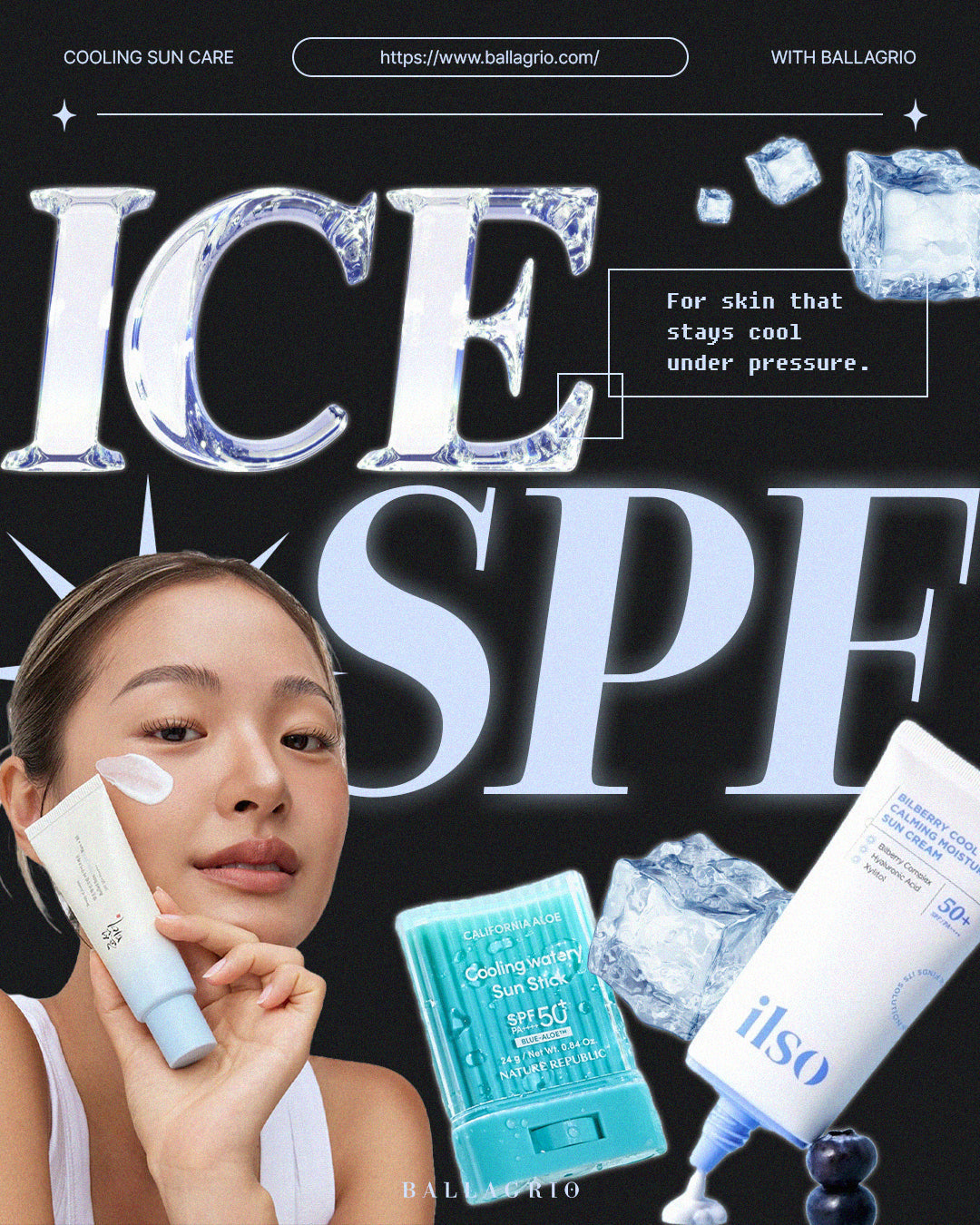 NEWSLETTER | 🧊ICE SPF🧊For skin that stays cool under pressure - Ballagrio