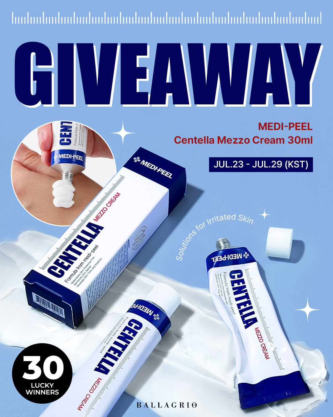 GIVEAWAY | MEDI-PEEL Centella Mezzo Cream - Ballagrio