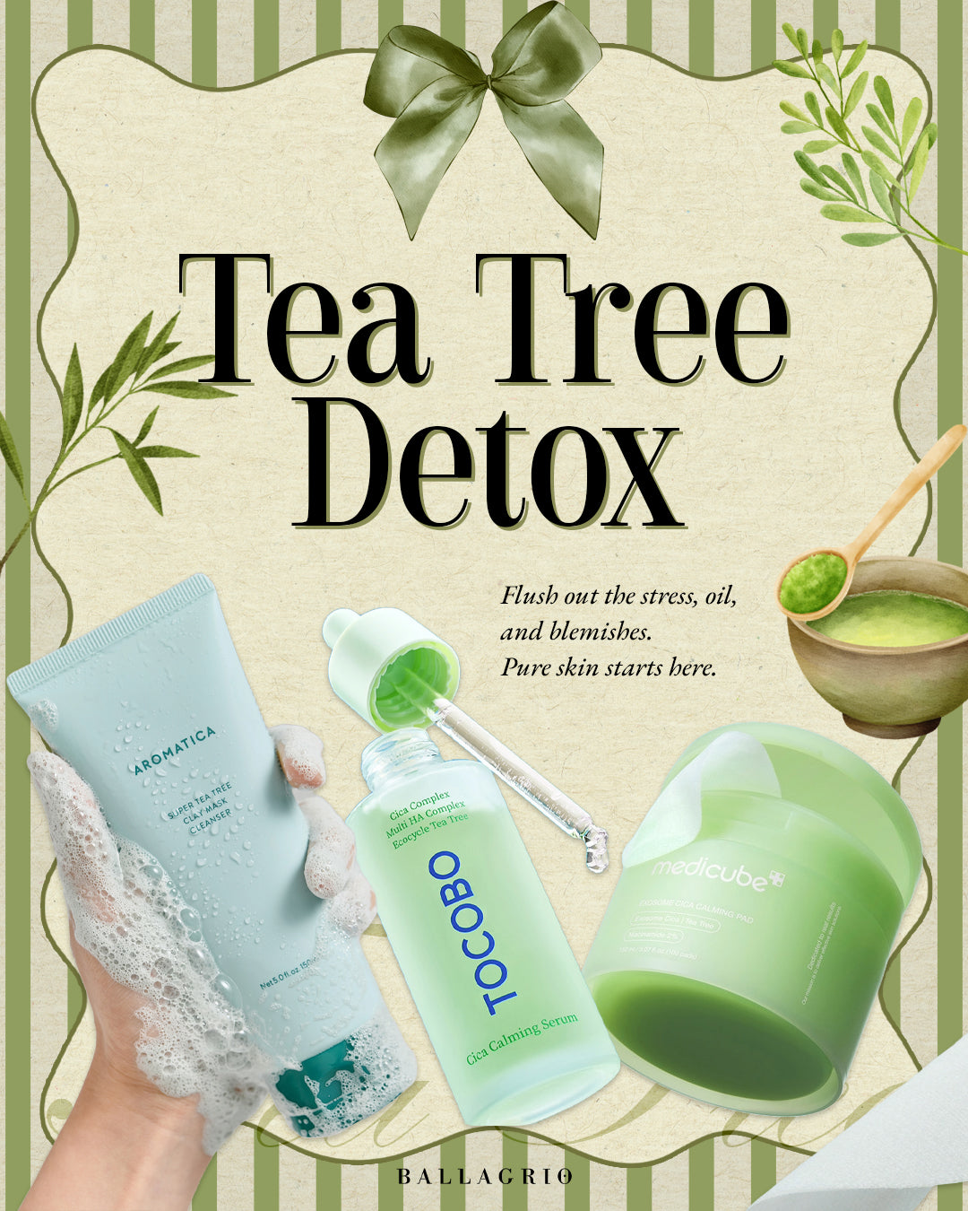 NEWSLETTER | 🌿Tea Tree Detox🌿Pure skin starts here - Ballagrio