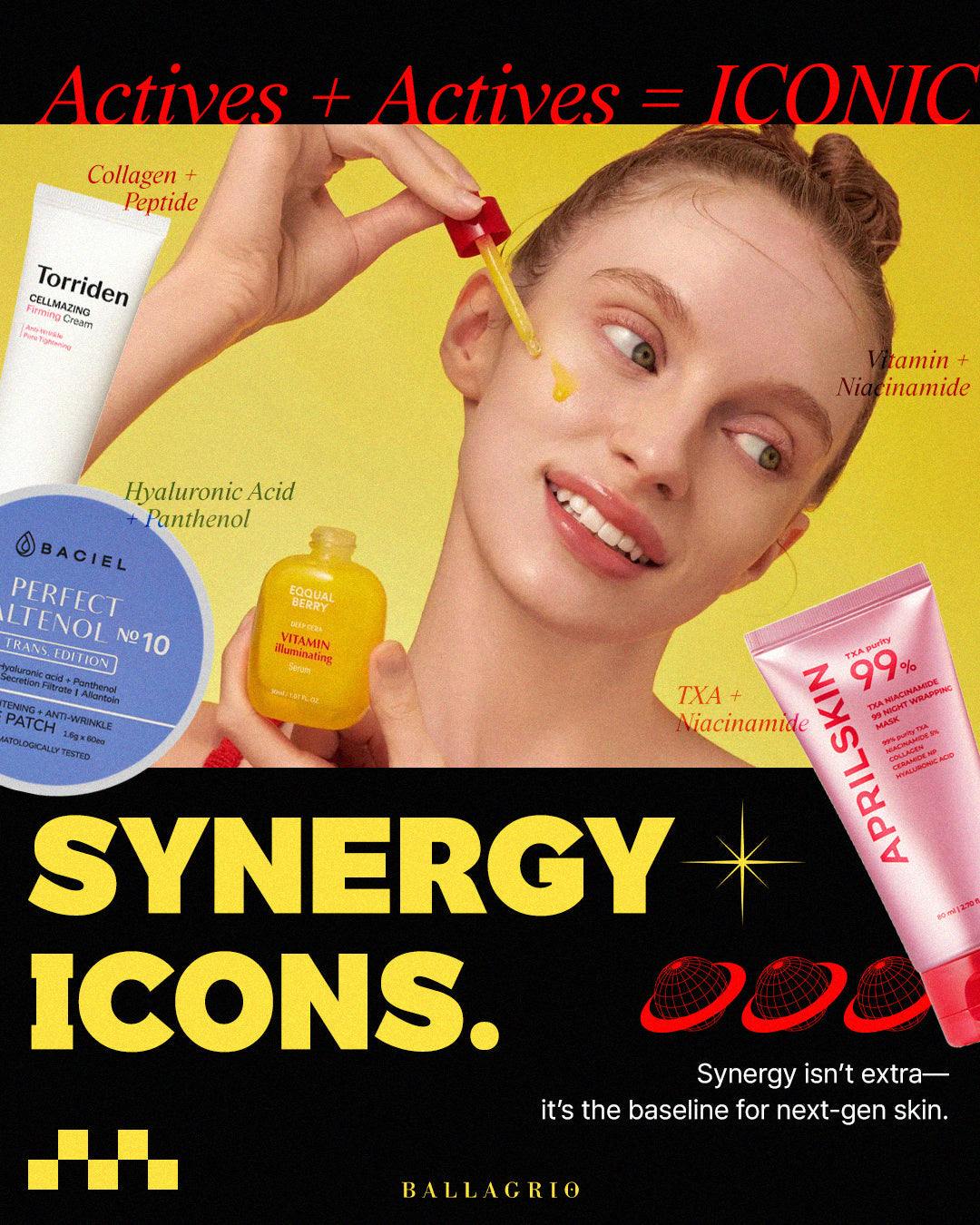NEWSLETTER | ➕Synergy Icons➕ Actives + Actives = ICONIC - Ballagrio