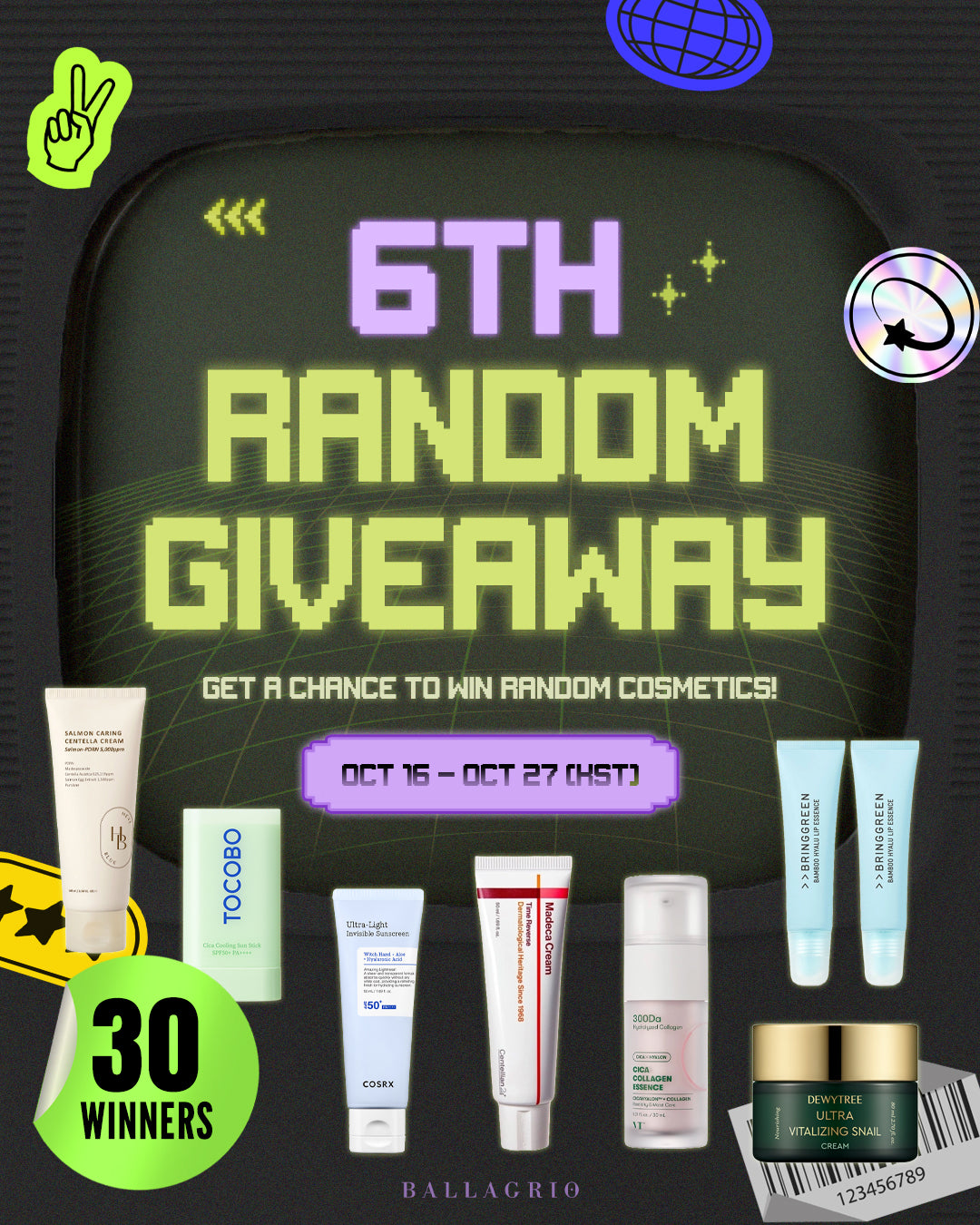 GIVEAWAY | 6th RANDOM GIVEAWAY🕹️ - Ballagrio