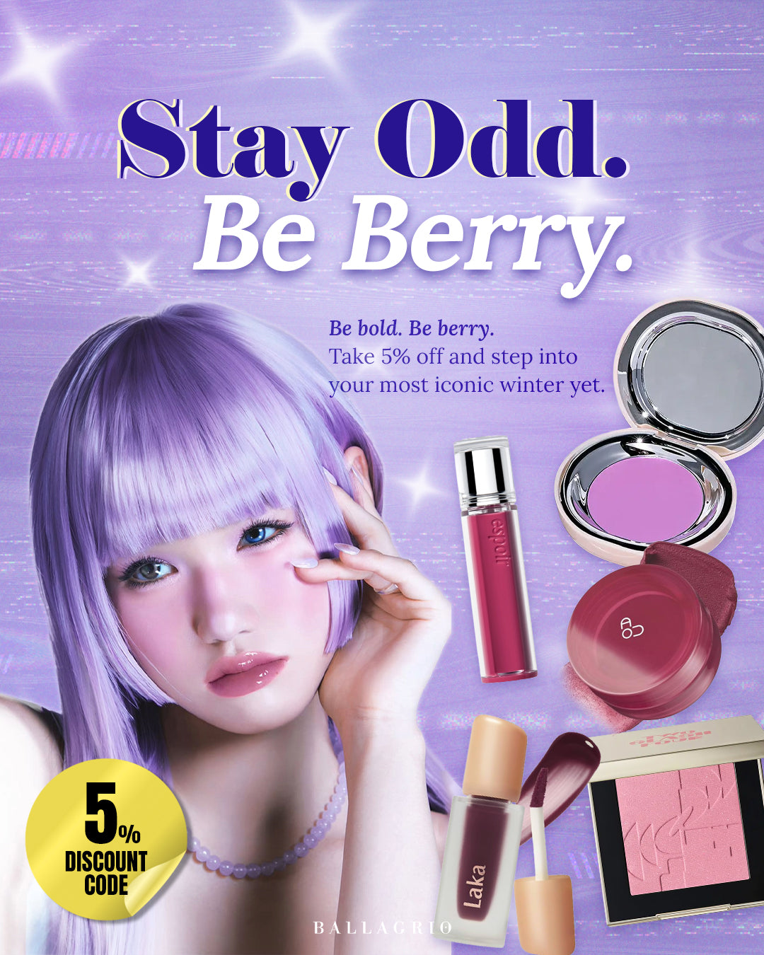 NEWSLETTER | Berry Pretty This Winter🫐🩷 — Get 5% Off Your Winter Glam - Ballagrio