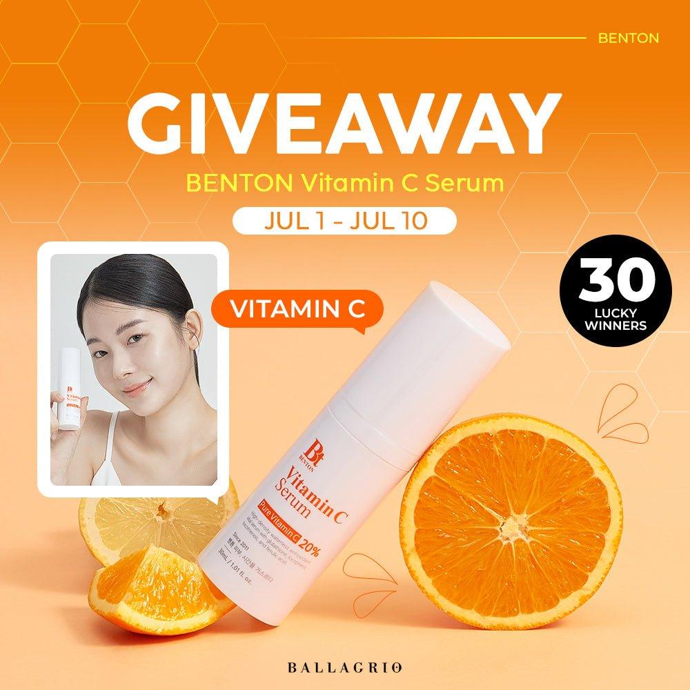 GIVEAWAY | BENTON Vitamin C Serum - Ballagrio