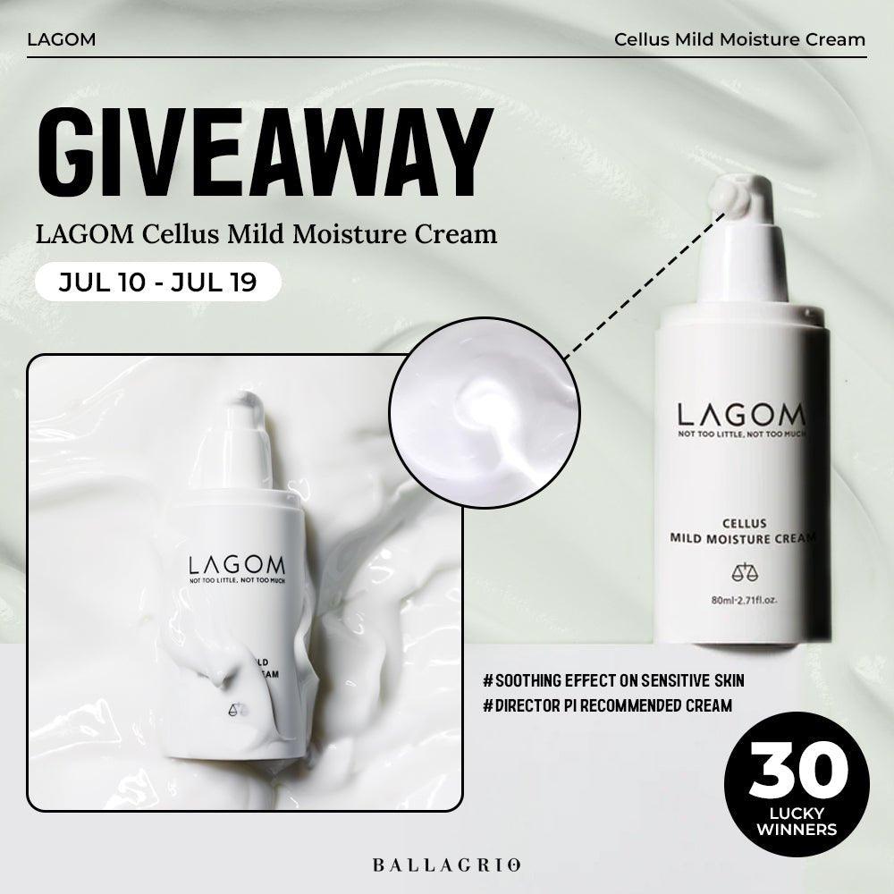 GIVEAWAY | LAGOM Cellus Mild Moisture Cream - Ballagrio