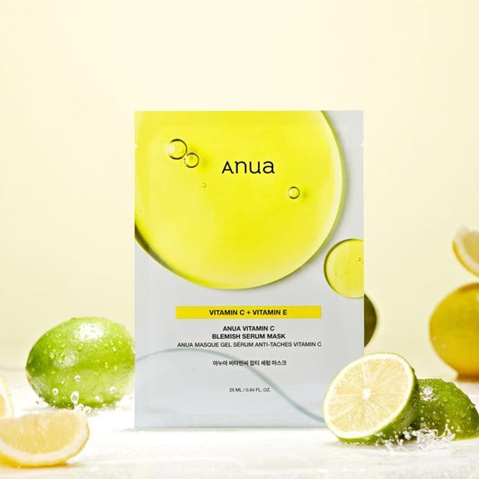 [Anua] Green Lemon Vita C Blemish Serum Mask 25ml*10EA - Ballagrio