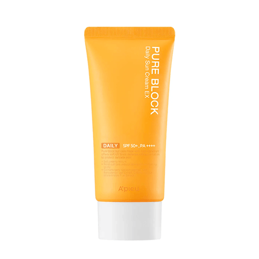 [Apieu] Pure Block Natural Daily Sun Cream EX SPF 50+ PA++++ 50ml/100ml