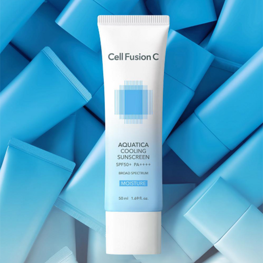 [Cell Fusion C] Aquatica Cooling Sunscreen SPF 50+ PA++++ 50ml