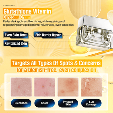 numbuzin No. 5 Vitamin Glutathione Dark Spot Laser Cream 50ml