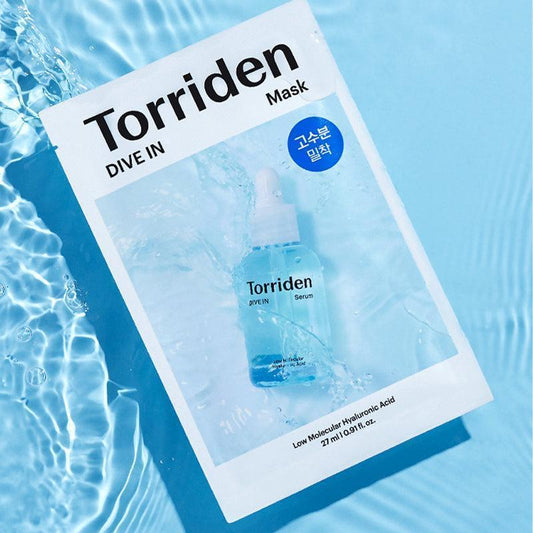 [Torriden] DIVE-IN Low Molecule Hyaluronic Acid Mask Pack 27ml Torriden