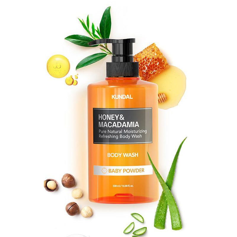 [KUNDAL] Pure Body Wash Baby Powder 500ml Ballagrio
