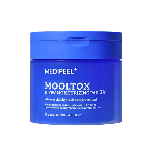 [MEDI-PEEL] Mooltox Glow Moisturizing Pad 2X 120ml 50EA - Ballagrio