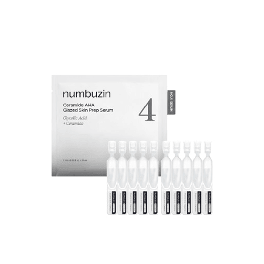 [numbuzin] No.4 Ceramide AHA Glazed Skin Prep Serum Mini 1.3ml*10EA