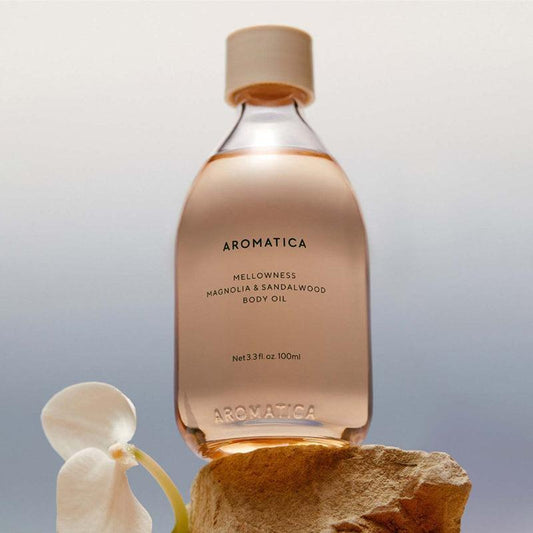 [AROMATICA] Mellowness Body Oil Magnolia & Sandalwood 100ml