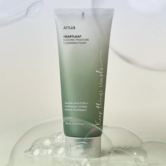 [Anua] Heartleaf Succinic Moisture Cleansing Foam 150 ml