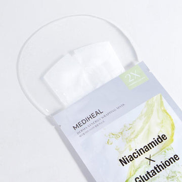 MEDIHEAL] Derma Synergy Wrapping Mask Niacinaminde X Glutathione 25ml   Ballagrio