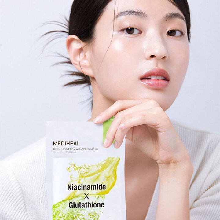 MEDIHEAL Derma Synergy Wrapping Mask Blemish 10pcs MEDIHEAL Derma Synergy Wrapping Mask Blemish 10pcs
