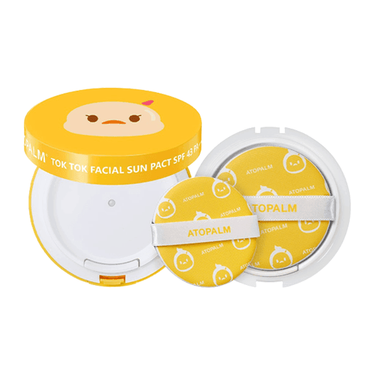 [ATOPALM] Tok Tok Facial Sun Pact with Refill SPF 43 PA+++ 15g*2EA