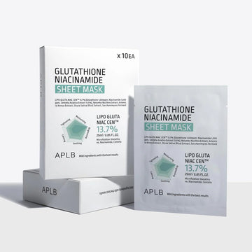 APLB] Glutathione + Niacinamide Sheet Mask – Ballagrio