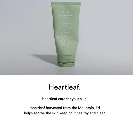 [Abib] Acne Foam Cleanser Heartleaf Foam 150ml - Ballagrio