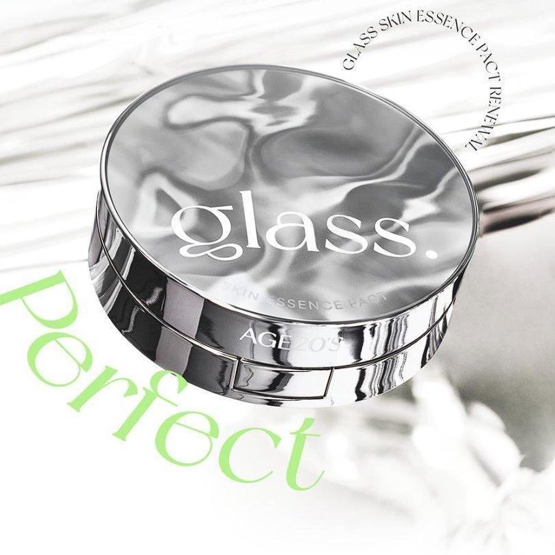 [AGE20's] Glass Skin Essence Pact Perfect with Refill (2 Colors) SPF 50+ PA++++ 12.5g*2EA - Ballagrio