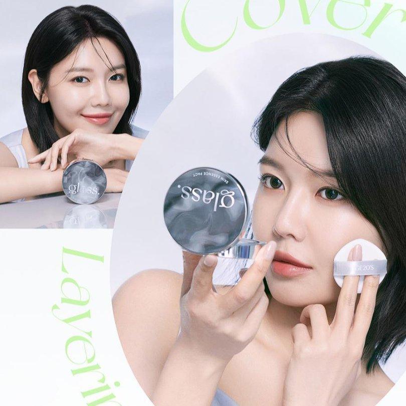 [AGE20's] Glass Skin Essence Pact Perfect with Refill (2 Colors) SPF 50+ PA++++ 12.5g*2EA - Ballagrio