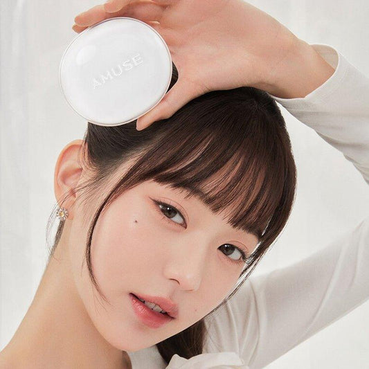 [AMUSE] Ceramic Skin Perfector Cushion with Refill (3 Colors) SPF 40 PA++ 15g+15g - Ballagrio