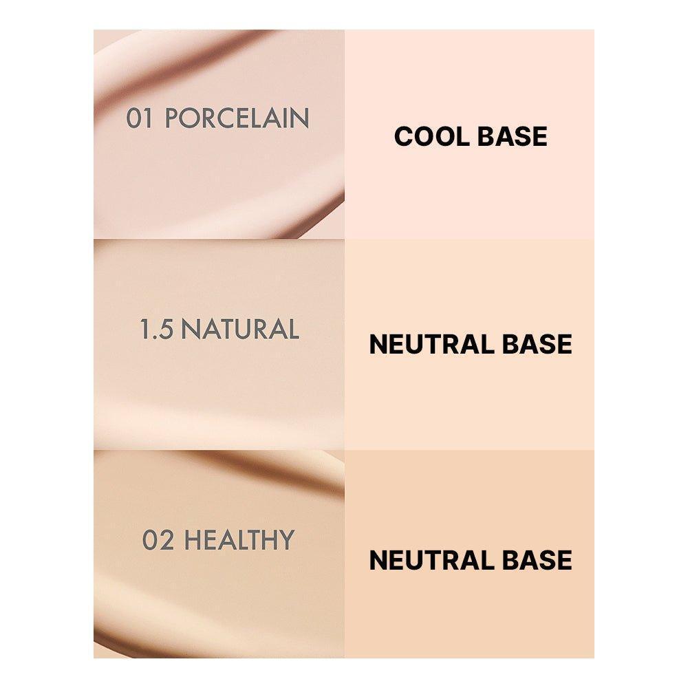 [AMUSE] Ceramic Skin Perfector Foundation (3 Colors) SPF 40 PA++ 30ml - Ballagrio