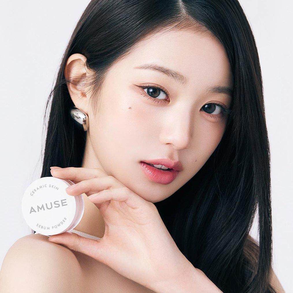[AMUSE] Ceramic Skin Sebum Powder (2 Colors) 5g - Ballagrio