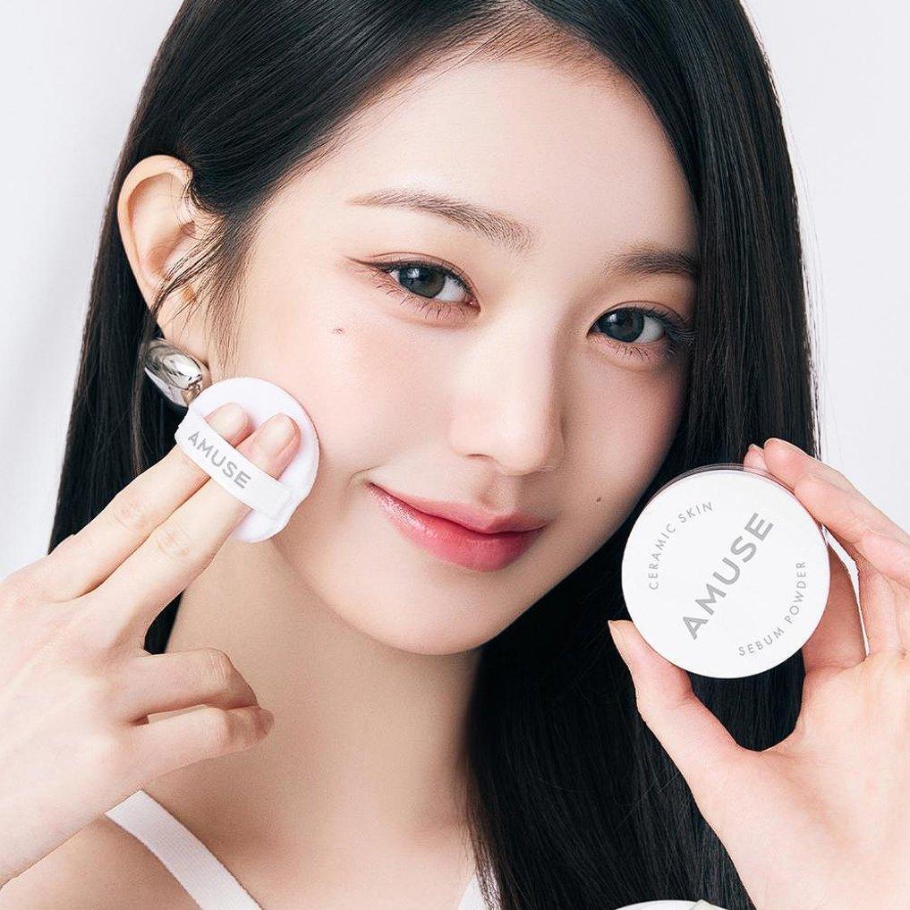 [AMUSE] Ceramic Skin Sebum Powder (2 Colors) 5g - Ballagrio