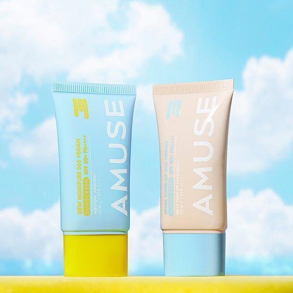 [AMUSE] Dew Moisture 365 Vegan Sunscreen SPF 50+ PA++++ 40ml - Ballagrio