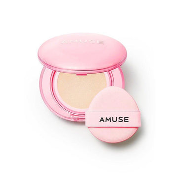 [AMUSE] Dew Power Vegan Cushion with Refill (4 Colors) SPF 50+ PA++++ 15g+15g - Ballagrio