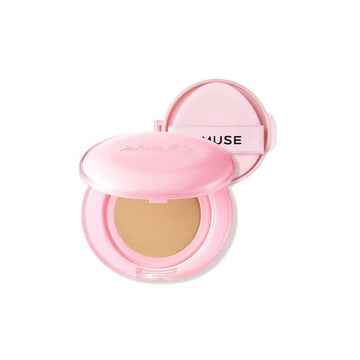[AMUSE] Dew Power Vegan Cushion with Refill (4 Colors) SPF 50+ PA++++ 15g+15g - Ballagrio