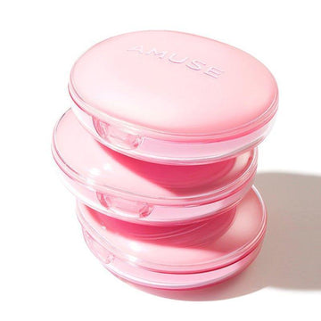 [AMUSE] Dew Power Vegan Cushion with Refill (4 Colors) SPF 50+ PA++++ 15g+15g - Ballagrio