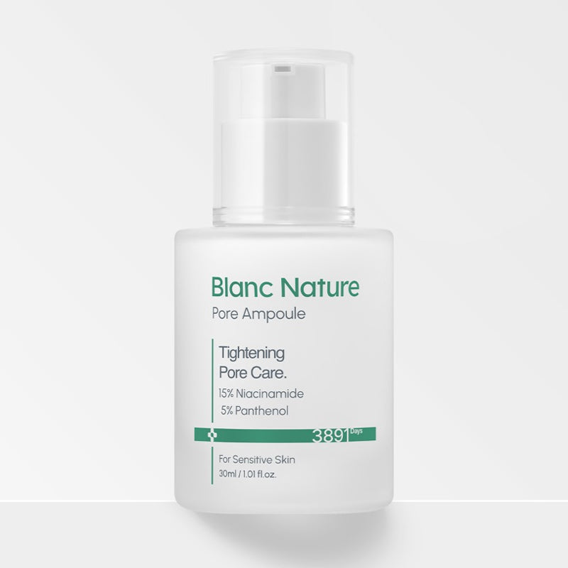 Blanc Nature Pore Care Ampoule with 15% Niacinamide – Ballagrio