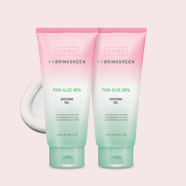 BRING GREEN] Pink Aloe 96% Soothing Gel 300ml – Ballagrio