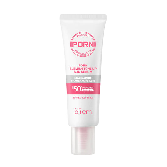 [make p:rem] PDRN Blemish Tone Up Sun Serum SPF 50+ PA++++ 50ml