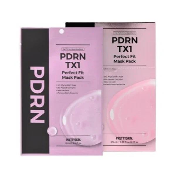 [PRETTYSKIN] PDRN TX1 Perfect Fit Mask Pack 10EA – Ballagrio