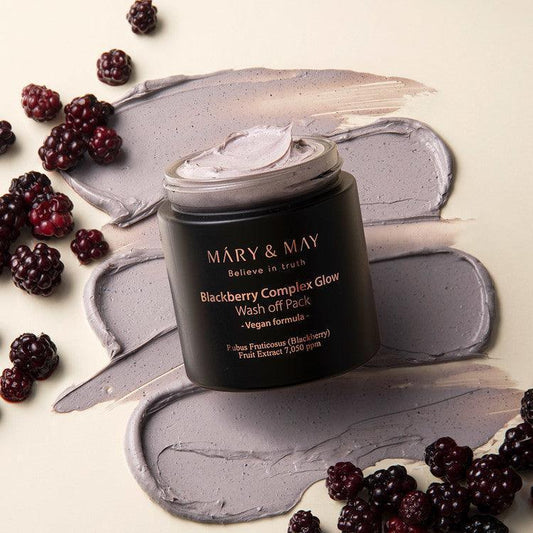 [Mary&May] Blackberry Complex Glow Wash Off Pack 125g - Ballagrio