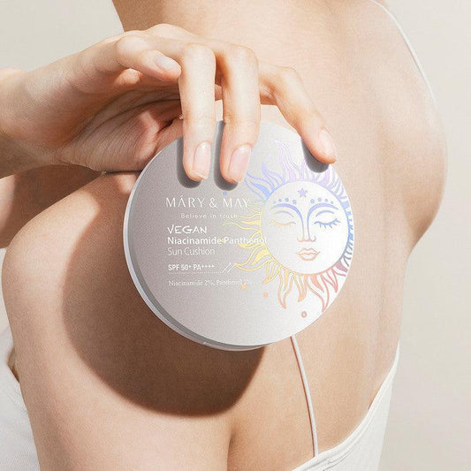 [Mary&May] Vegan Niacinamide Panthenol Sun Cushion SPF 50+ PA++++ 25g