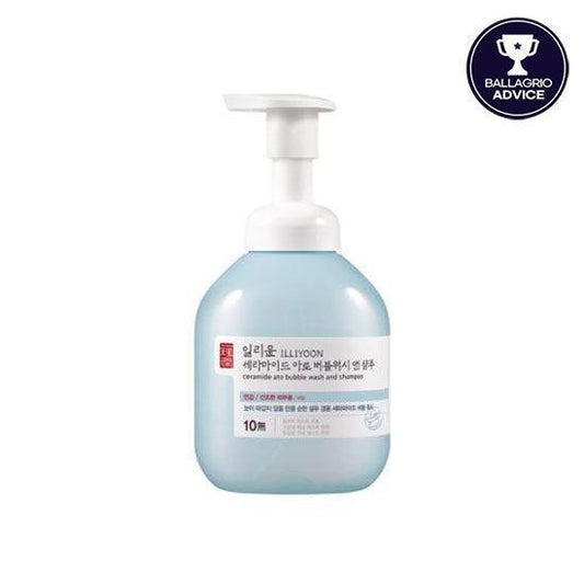 [ILLIYOON] Ceramide Ato Bubble Wash And Shampoo 400ml